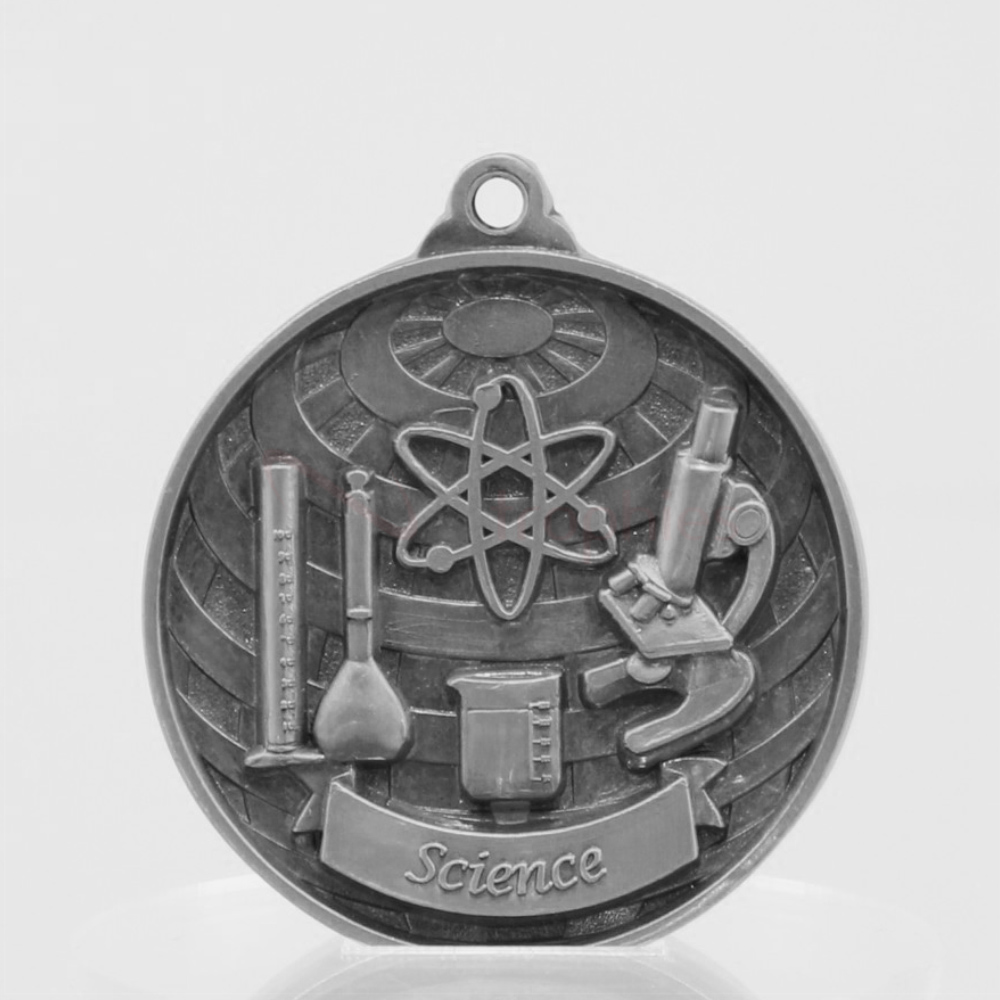 Global Science Medal 50mm Silver 
