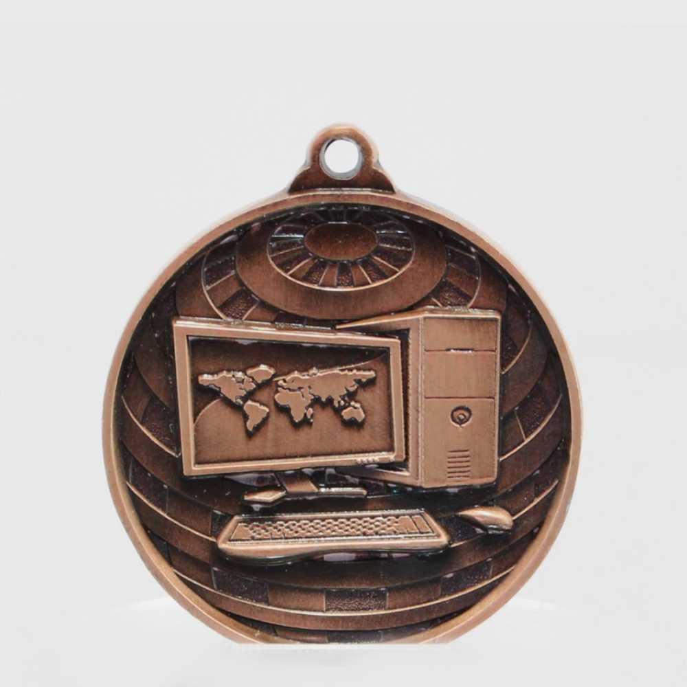 Global Computer Medal 50mm Bronze 