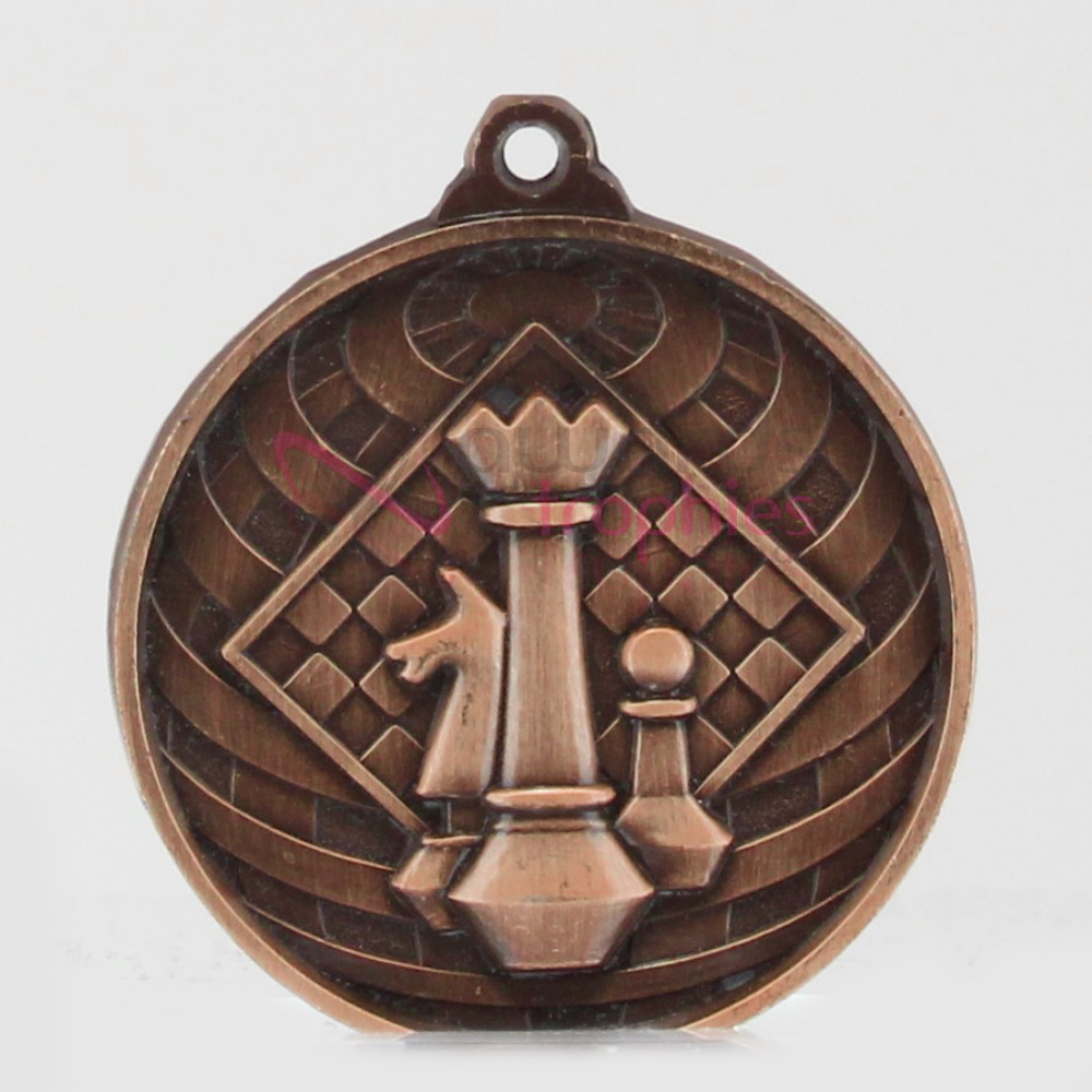 Global Chess Medal 50mm Bronze 