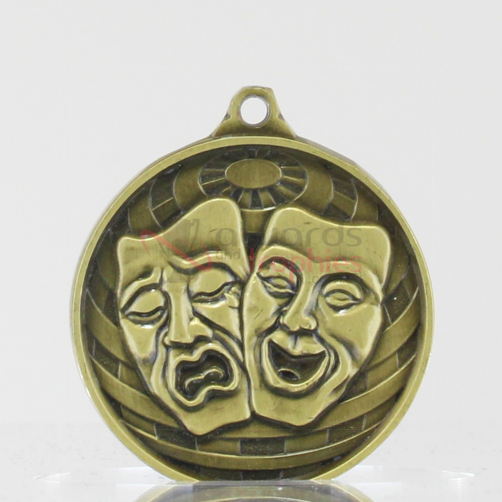 Global Drama Medal 50mm Gold 