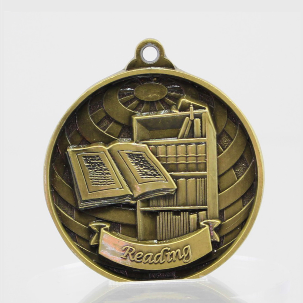 Global Reading Medal 50mm Gold 