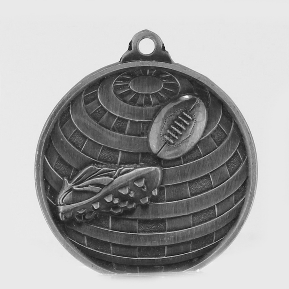 Global AFL Medal 50mm Silver 