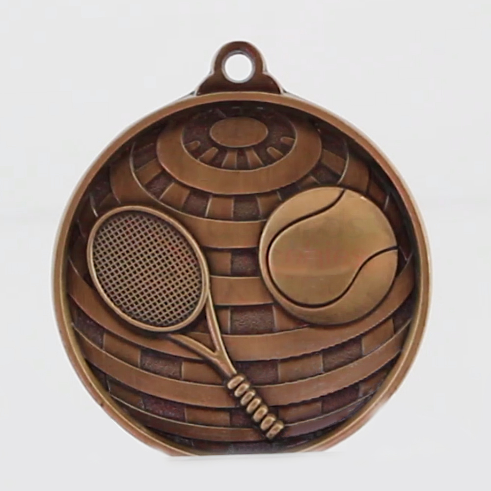 Global Tennis Medal 50mm Bronze 