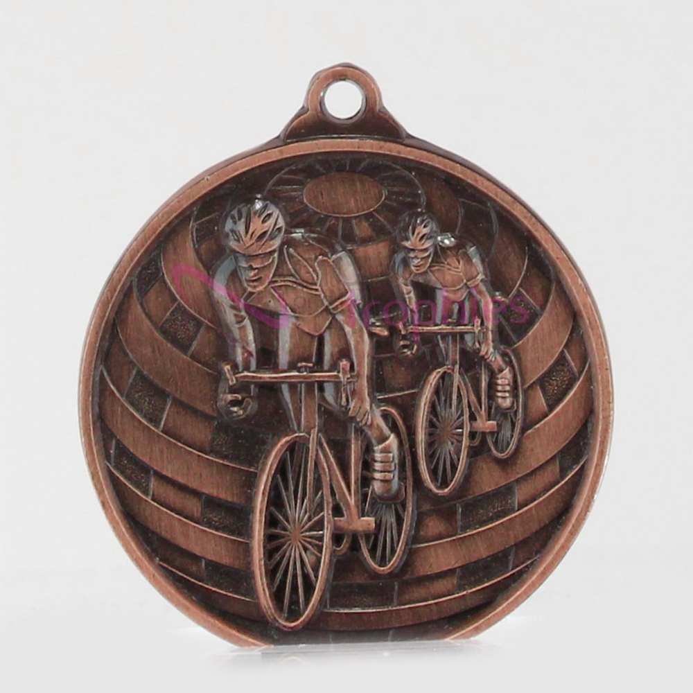 Global Cycling Medal 50mm Bronze 