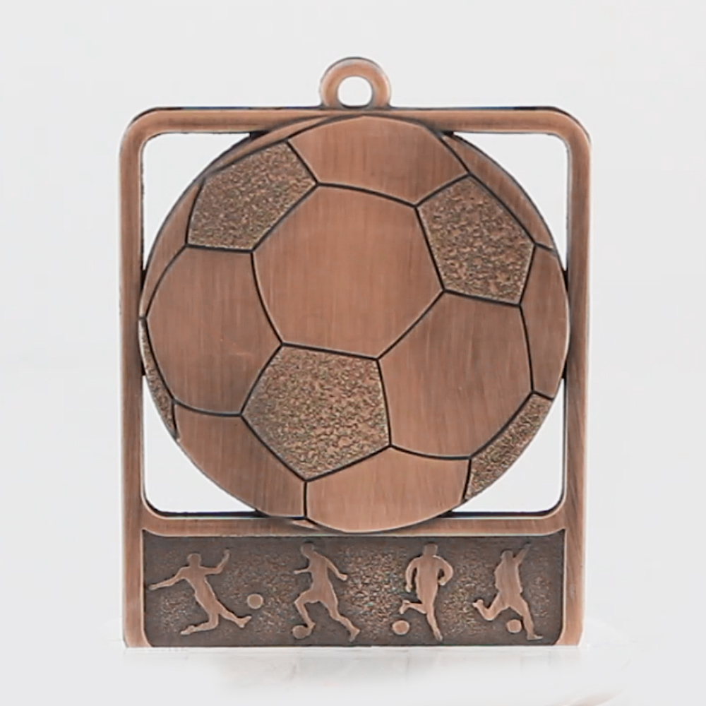 Silhouette Series Soccer 60mm Bronze