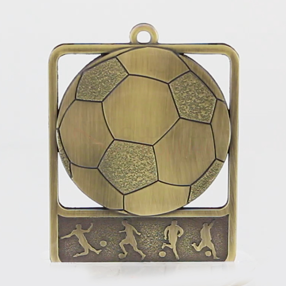 Silhouette Series Soccer 60mm Gold