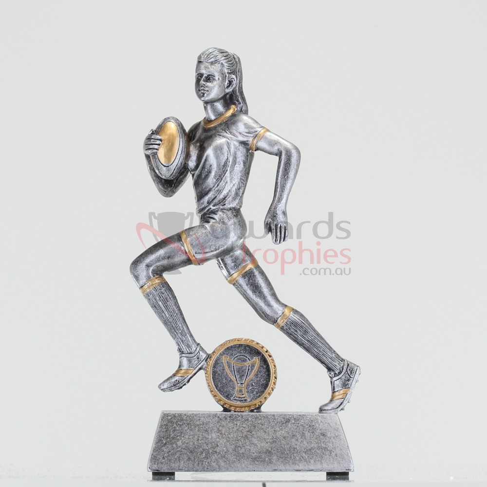 Female Rugby Action Hero 140mm