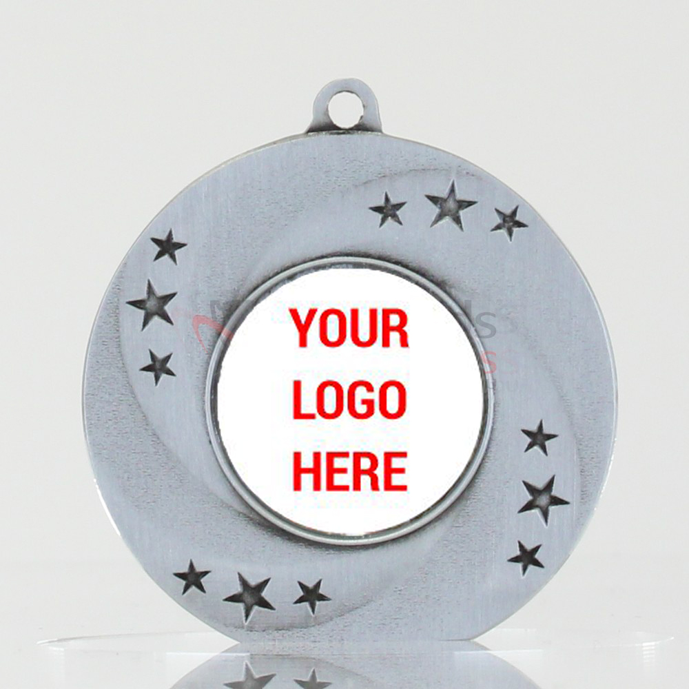Astral Personalised Medal 50mm Silver 