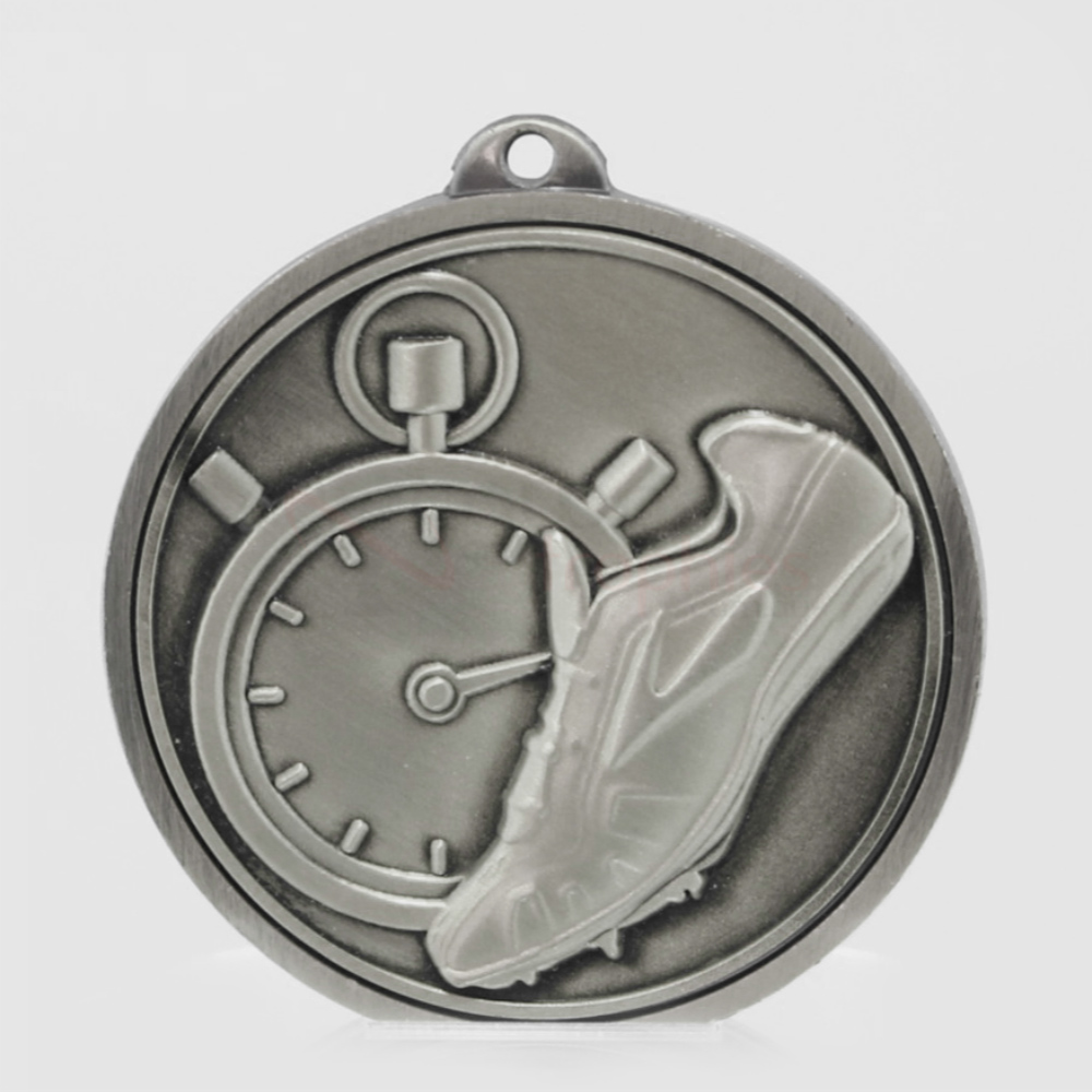 Triumph Track Medal 55mm Silver