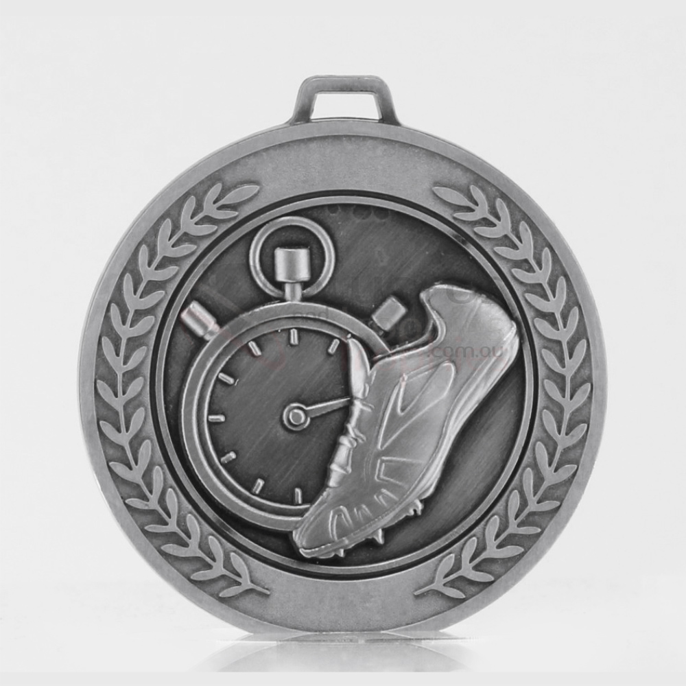 Heavyweight Track Medal 70mm Silver
