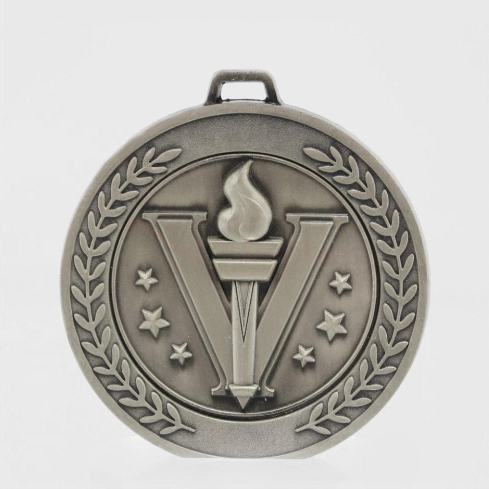 Heavyweight Victory Medal 70mm Silver
