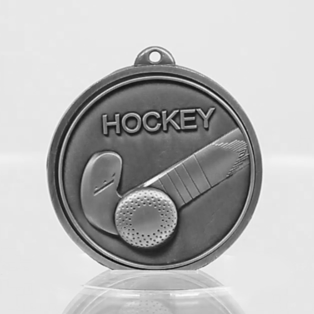 Triumph Hockey Medal 50mm Silver
