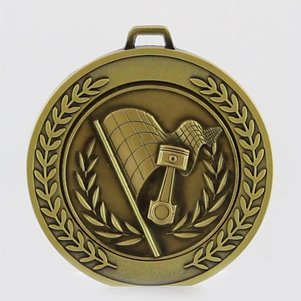 Heavyweight Motorsport Medal 70mm Gold