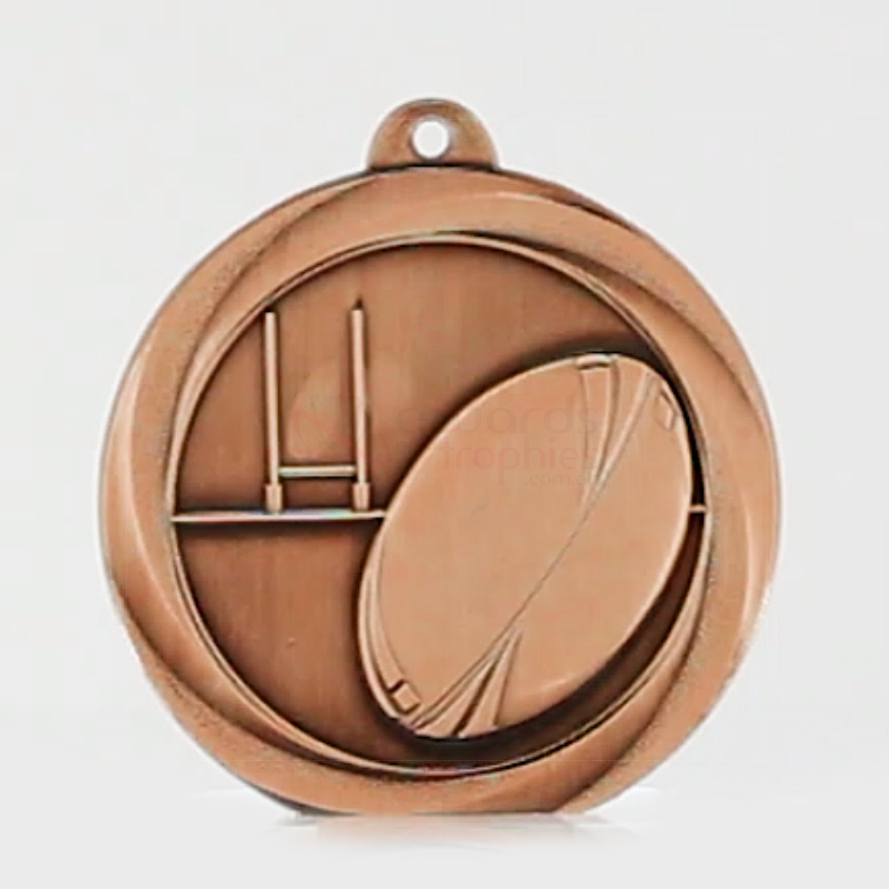 Econo AFL Medal 50mm Bronze