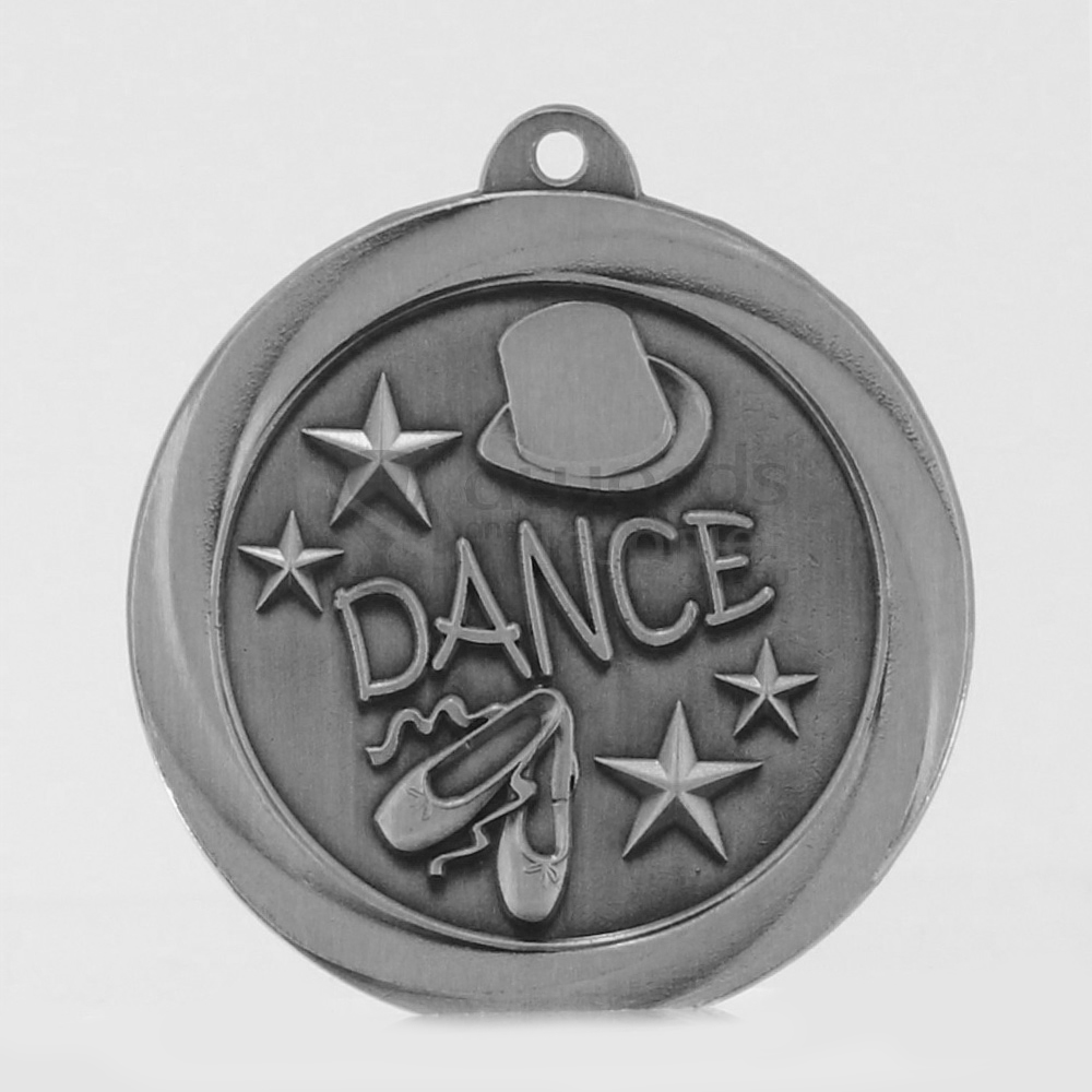 Econo Dance Medal 50mm Silver