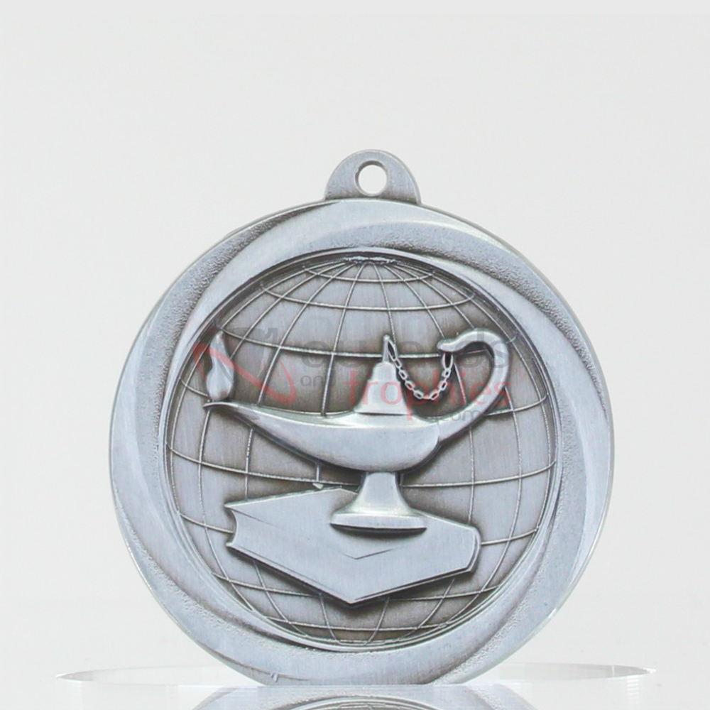 Econo Academic Medal 50mm Silver 